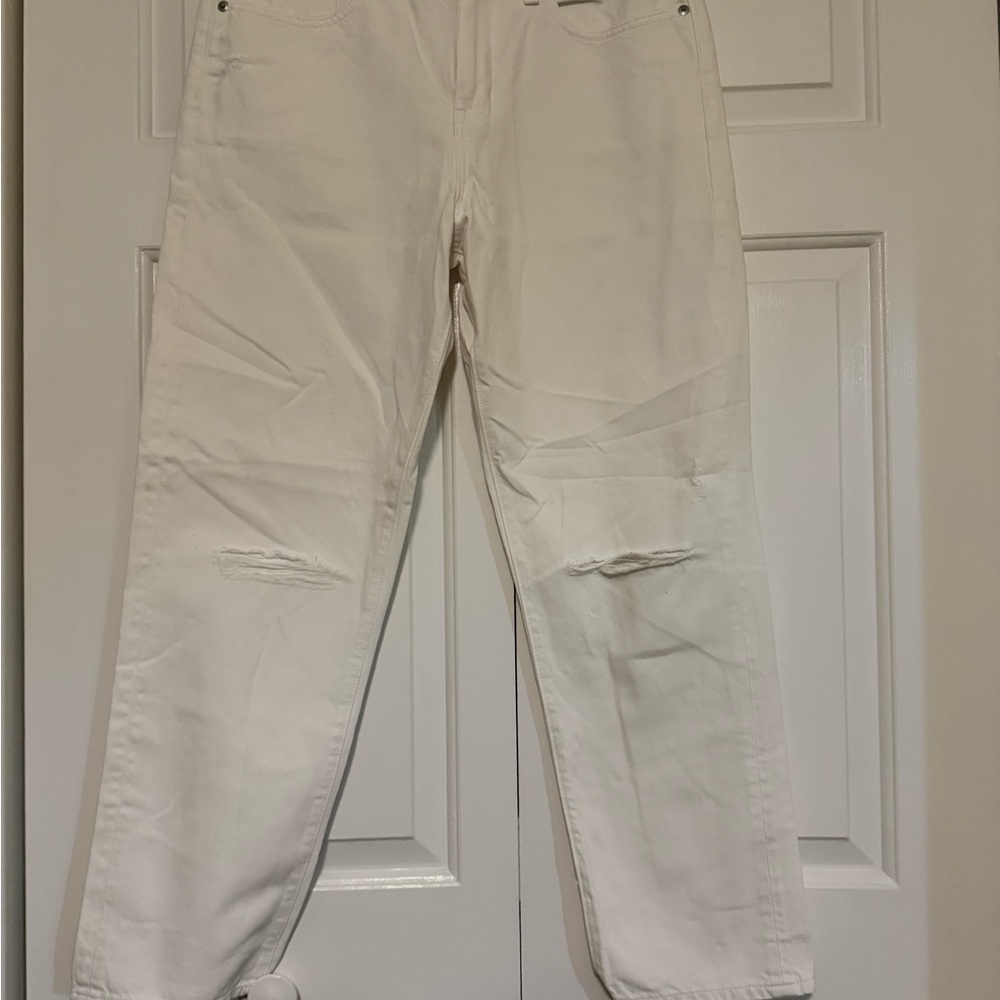 J. Crew Women's Boyfriend Jeans - White